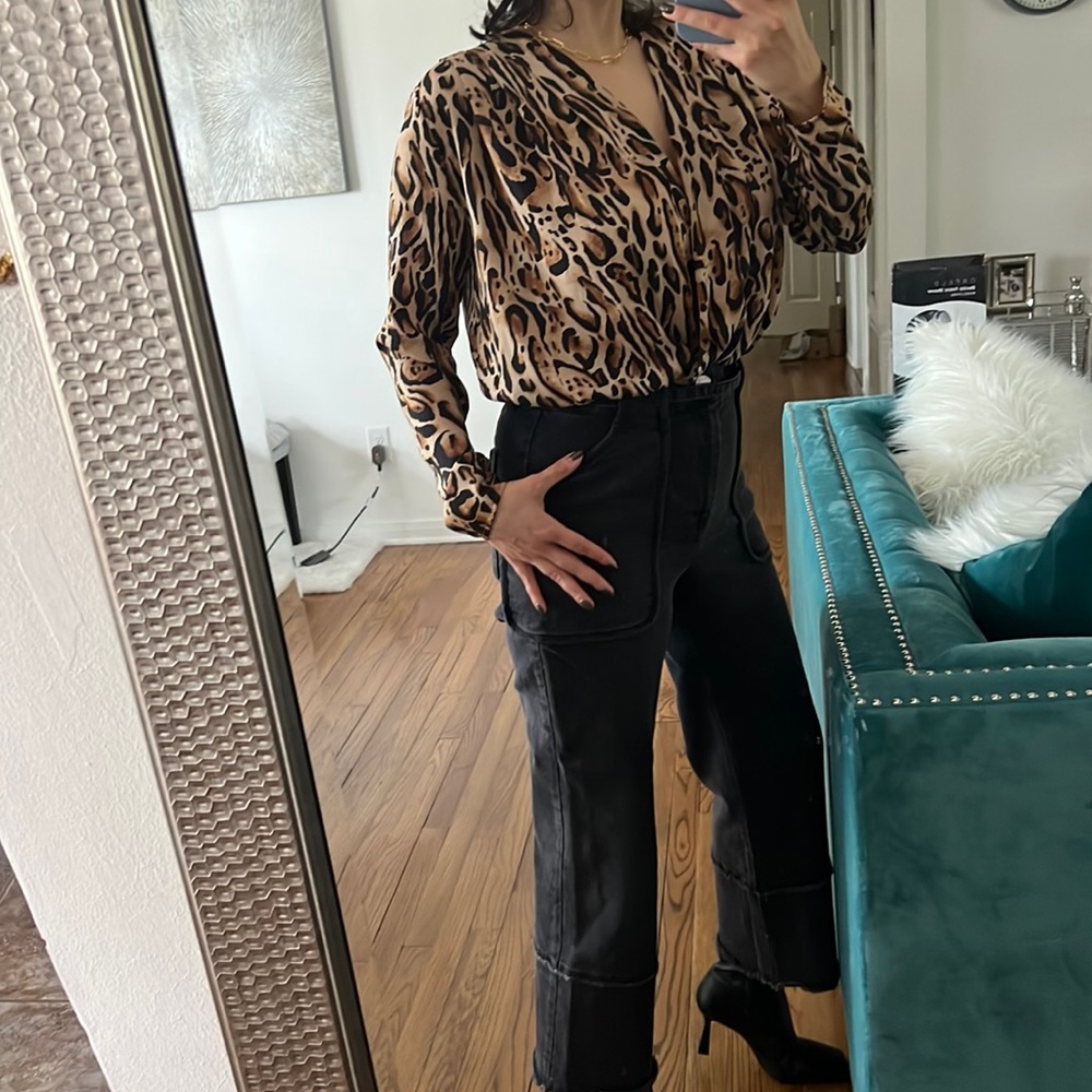 Zara Cheetah 🐆 print bodysuit